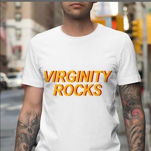 Danny Dunkin Virginity Rocks White T-Shirt size M